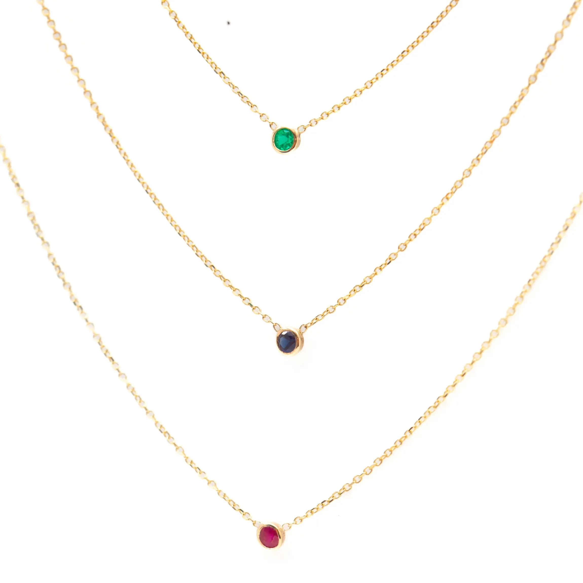 Barely-There Ruby Necklace