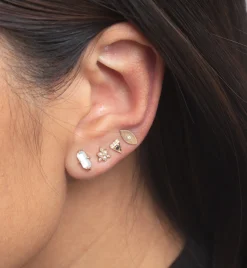 Black Diamond Deco Point Triangle Stud