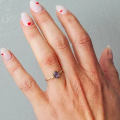 Blue Sapphire Adagio Ring