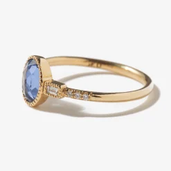 Blue Sapphire Adagio Ring