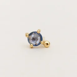 Blue Sapphire Aria Stud