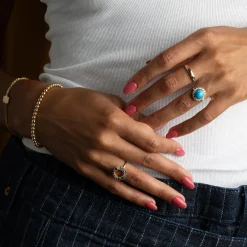 Bubble Multicolor Sapphire Ring