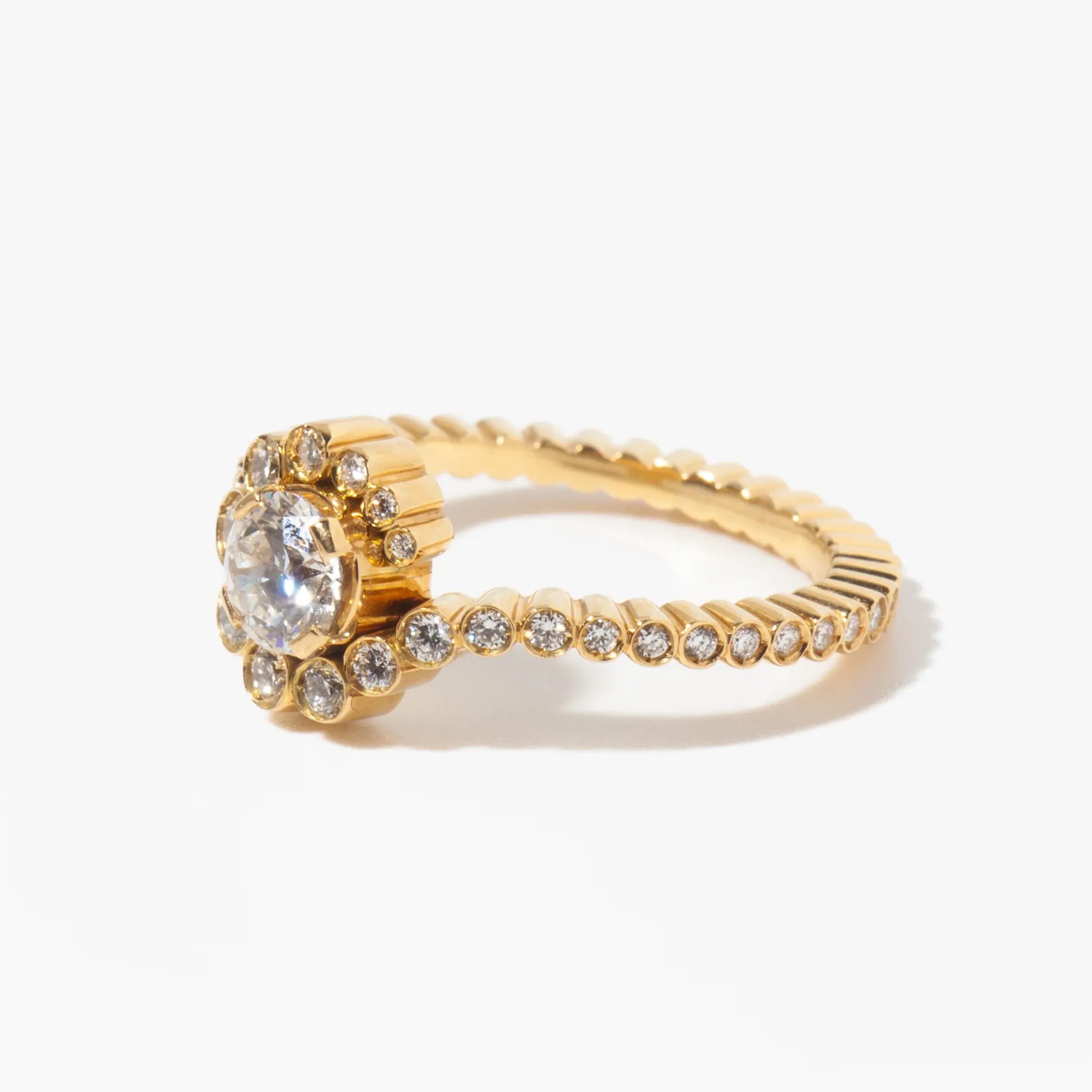 Celestine de Diamant Ring