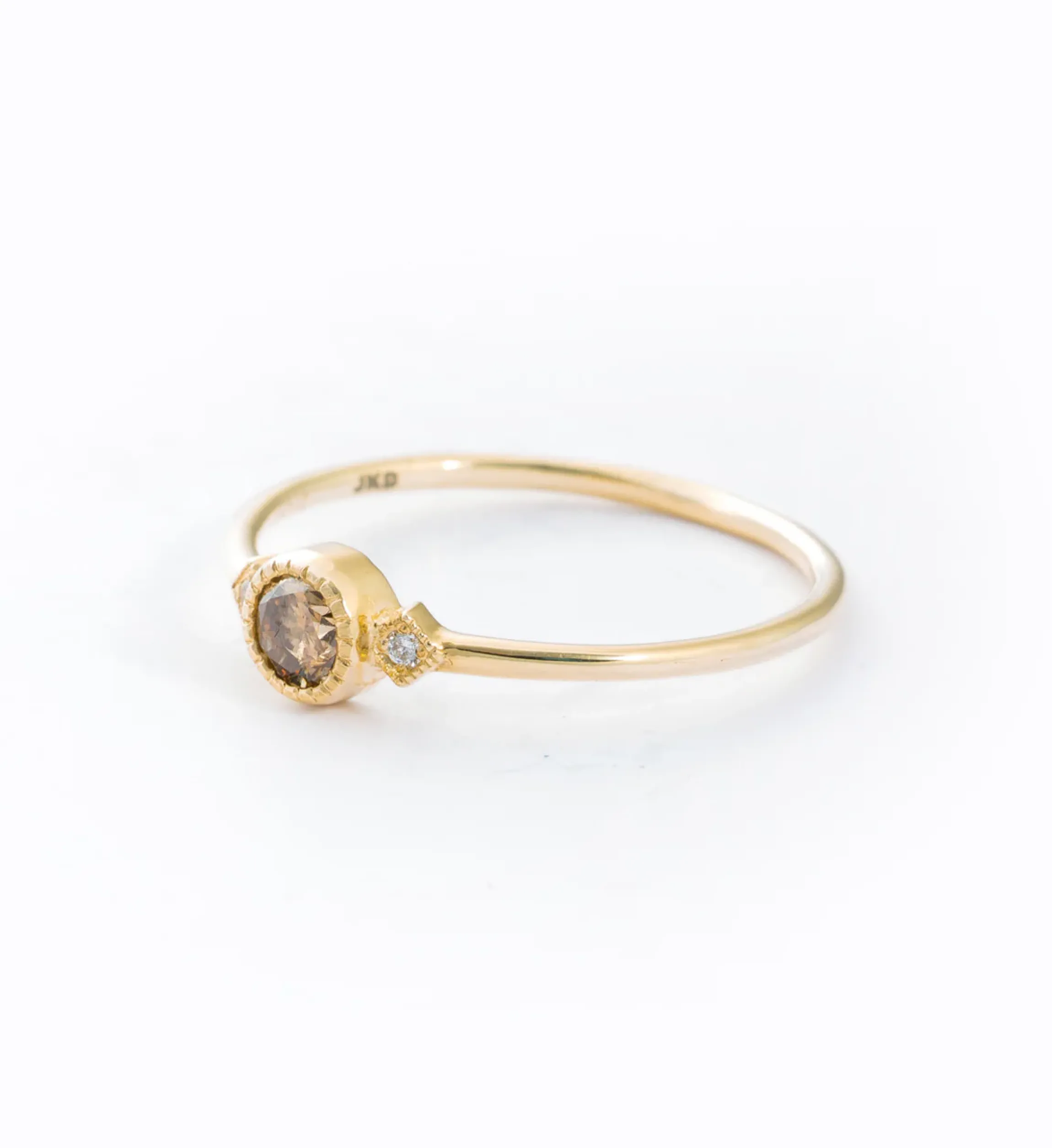 Champagne Diamond Sotto Voce Ring