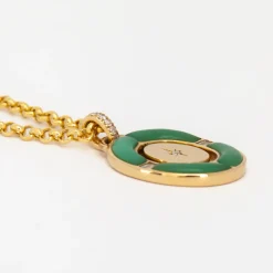 Chrysoprase Gemelli Inlay Pendant