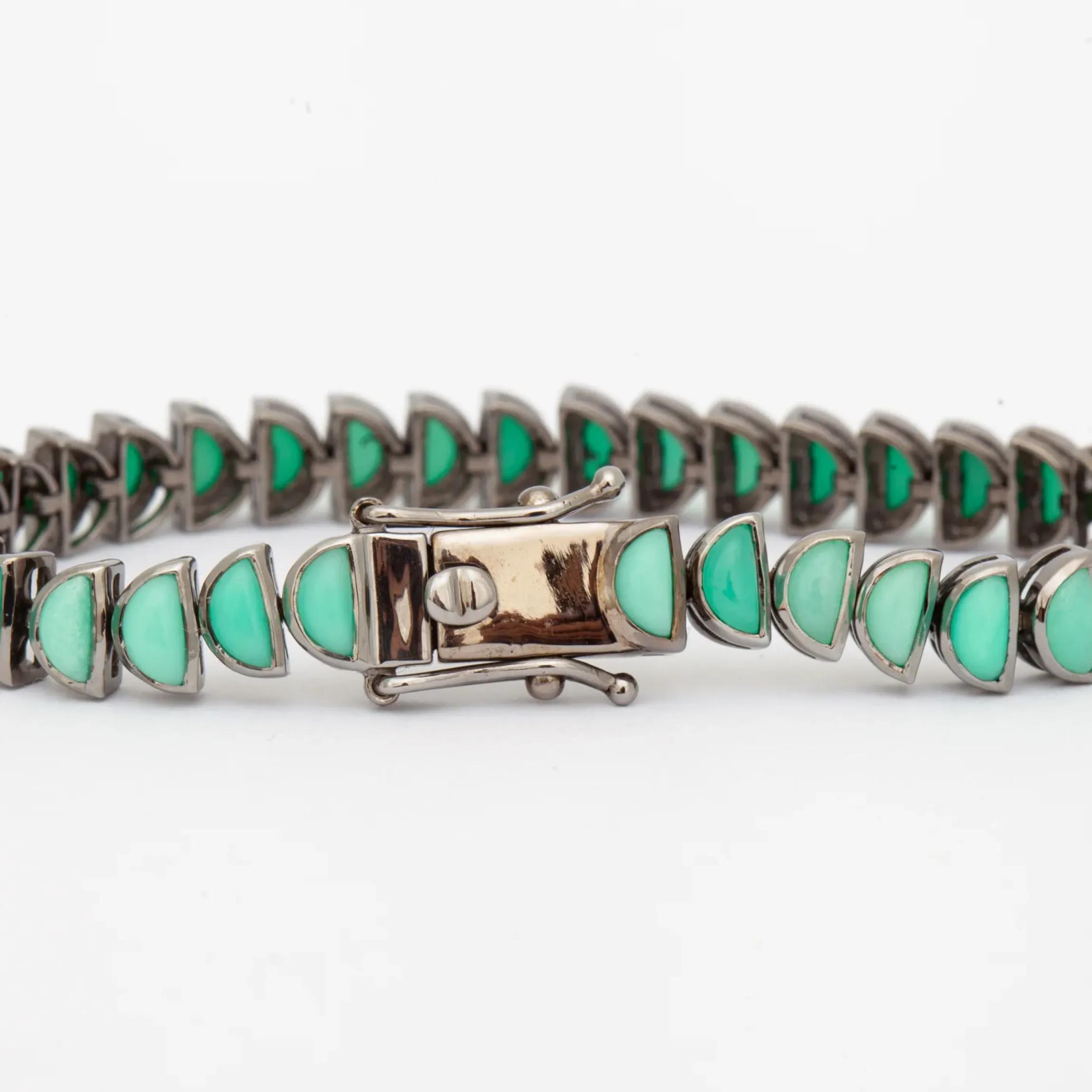 Chrysoprase Small Worm Bracelet