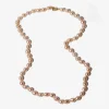Chunky Pink Seed Pearl Necklace