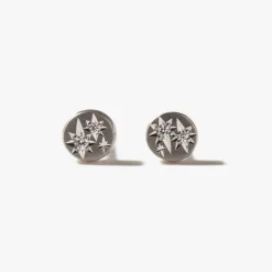 Cosmic Diamond Studs Platinum