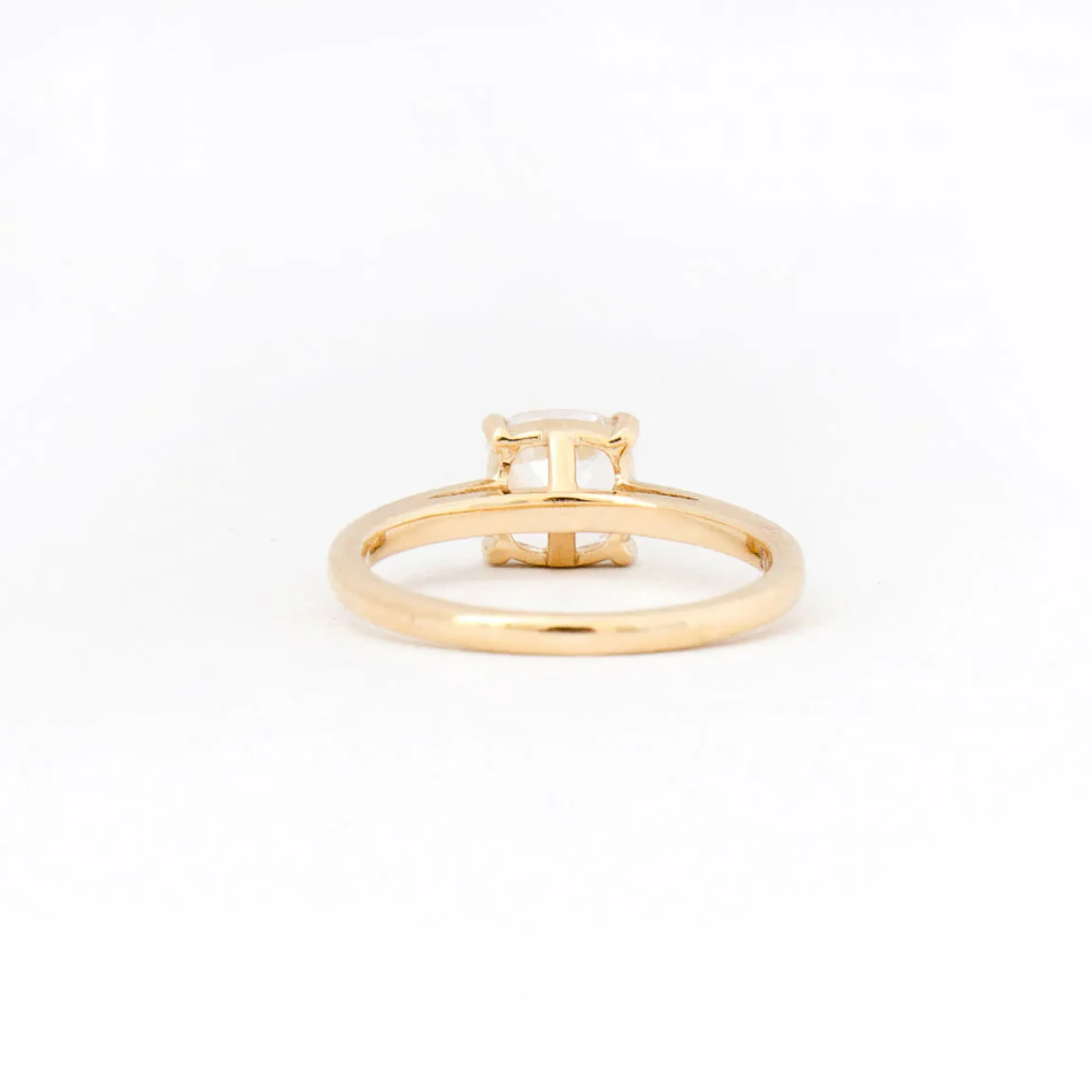 Cushion-Cut Canopy Solitaire