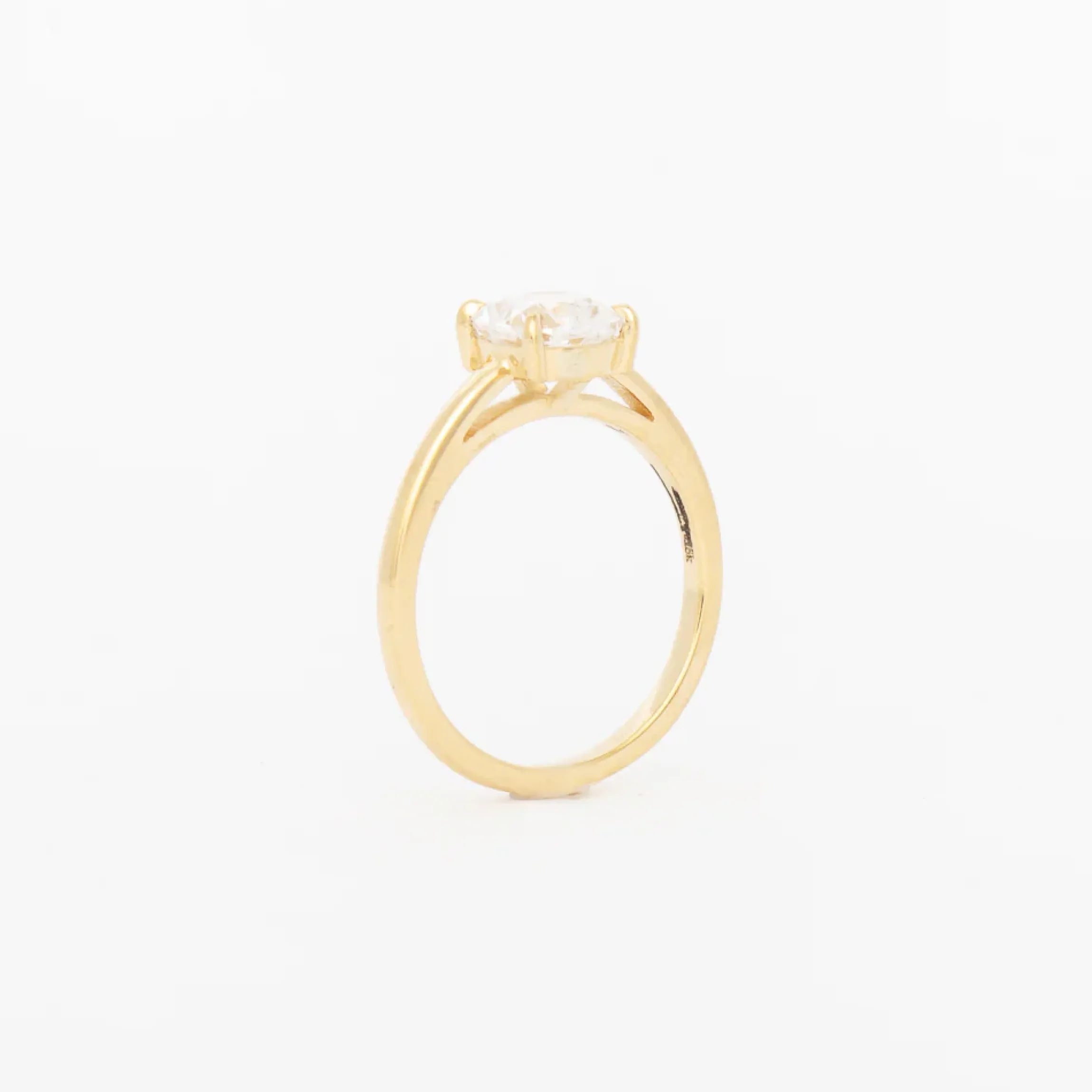 Cushion-Cut Canopy Solitaire