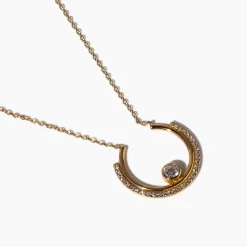 Diamond Arc Necklace