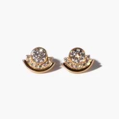 Diamond Arc Studs