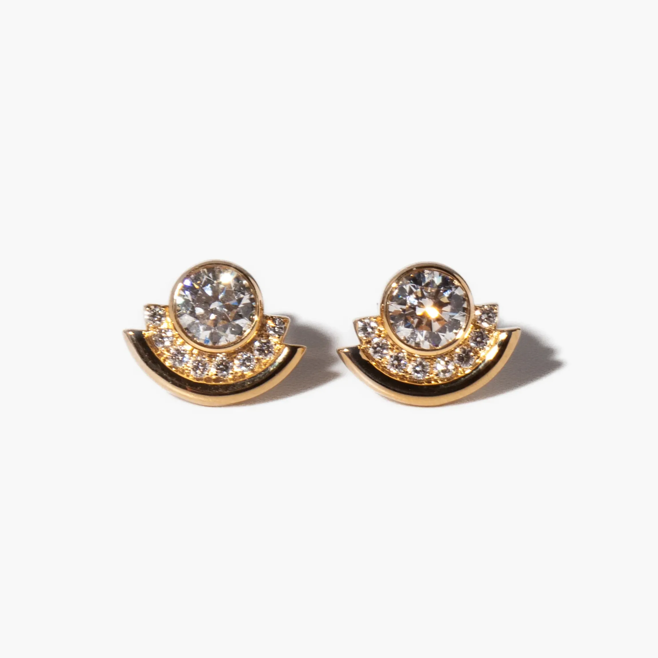 Diamond Arc Studs