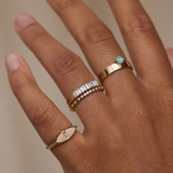 Diamond Baguette Band