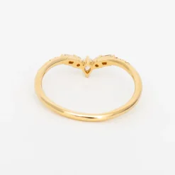 Diamond Baguette Peak Equilibrium Ring