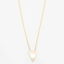 Diamond Dipped Heart Necklace