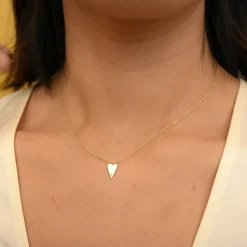 Diamond Dipped Heart Necklace