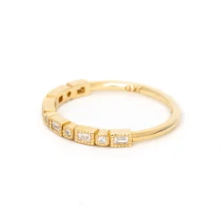 Diamond Fusion Half Eternity Band