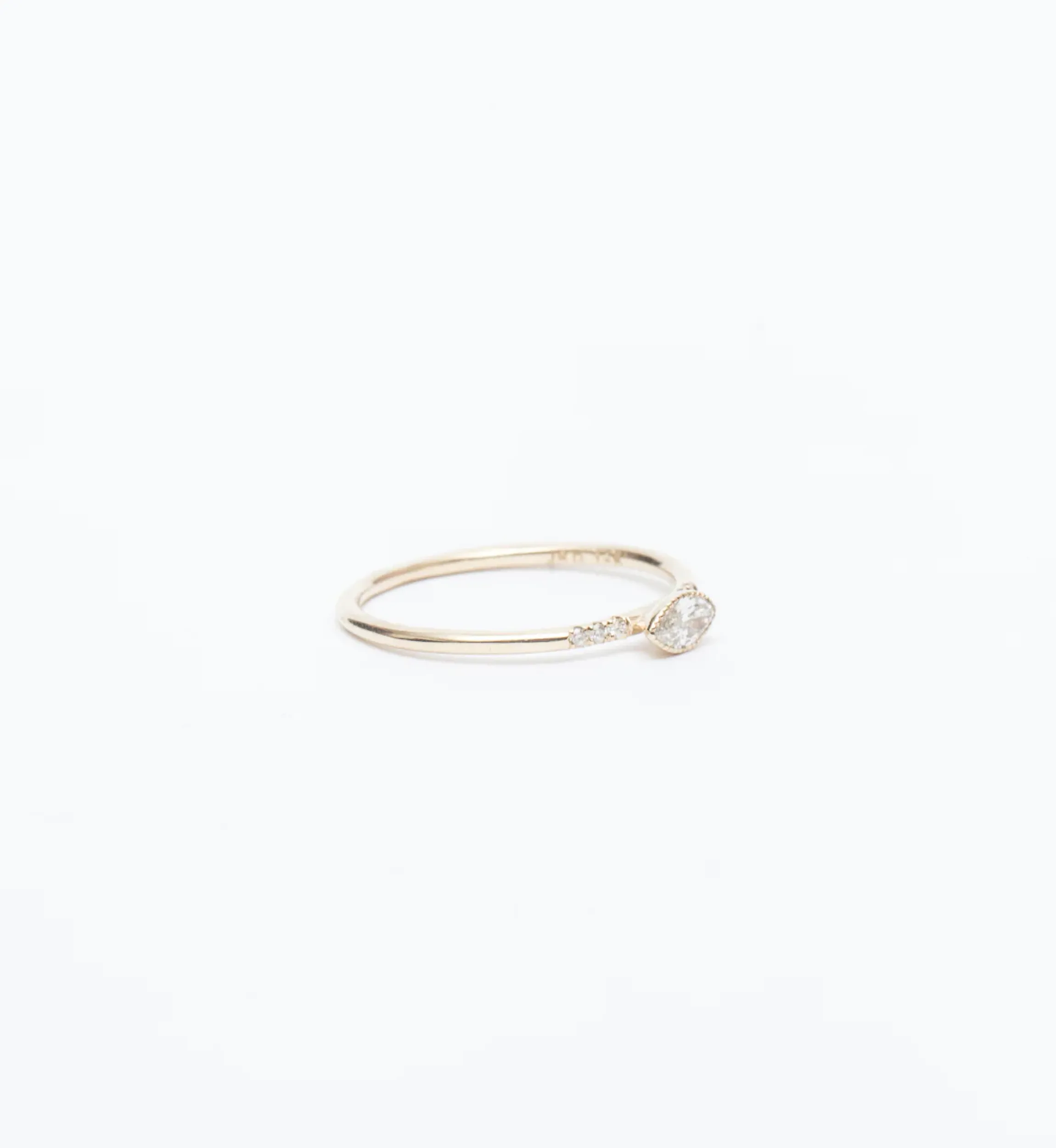 Diamond Marquise Equilibrium Ring