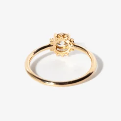 Diamond Sunflower Ring