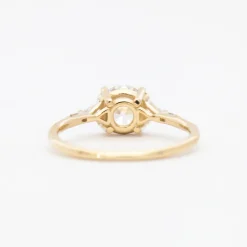 Diamond Trillion Baguette Equilibrium Ring