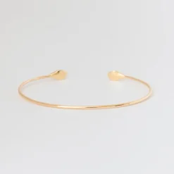 Double Snake Head with Diamond Eyes Cuff