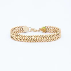 Double Wide Curb Chain Bracelet