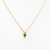 Emerald Reflection Necklace