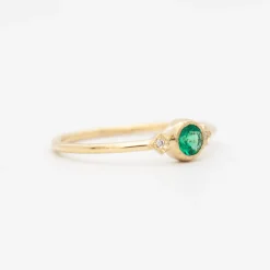 Emerald Sotto Voce Ring