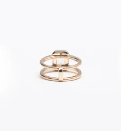 Emerald-Cut Attelage Ring