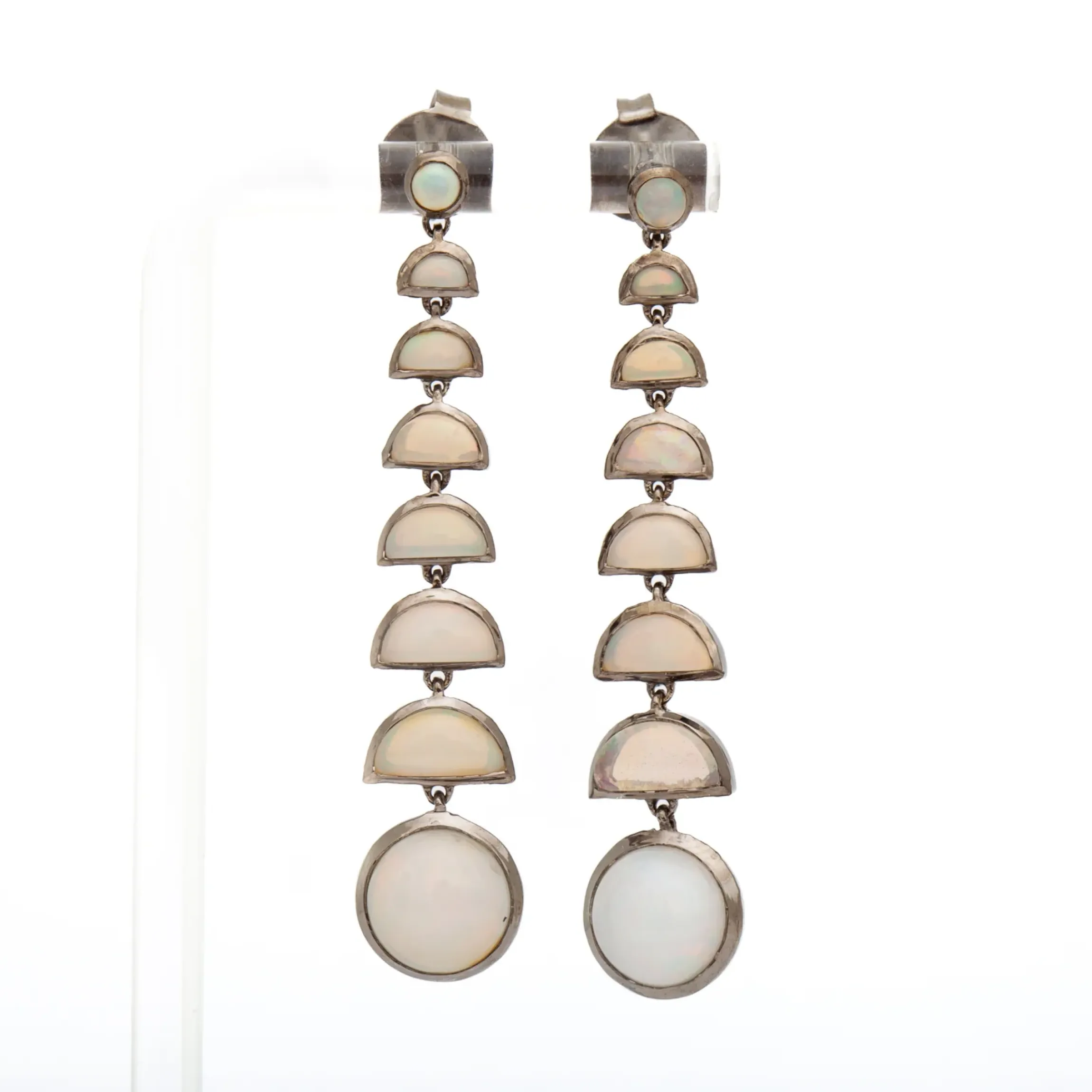 Ethiopian Opal Ballbearing Earrings