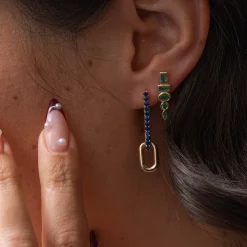 Fara Earrings with Sapphires