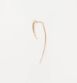 Gold XL Infinite Tusk Earring
