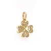 Good Luck Diamond Clover Charm