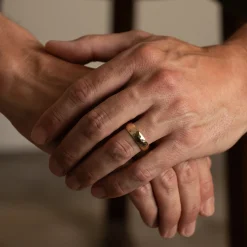 Herald 6mm Hammered Band