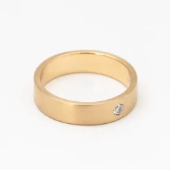 Hexagon Diamond Band