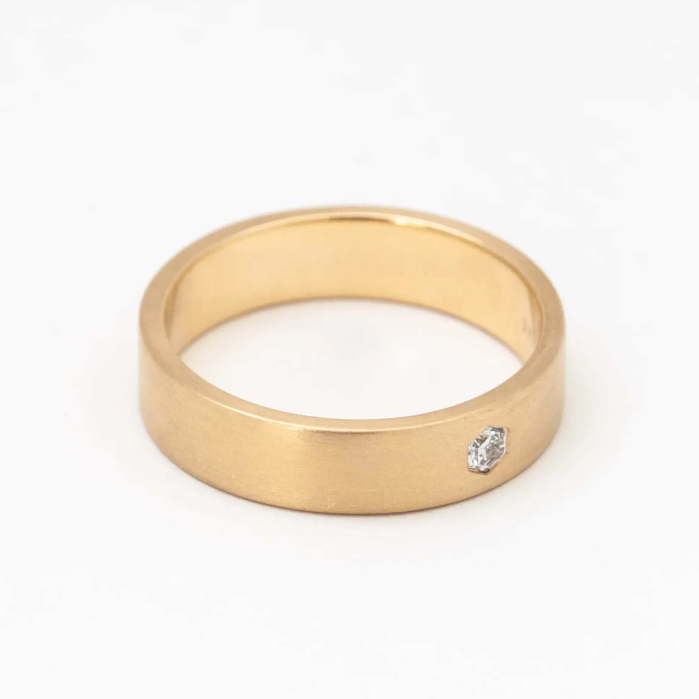 Hexagon Diamond Band