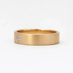 Hexagon Diamond Band