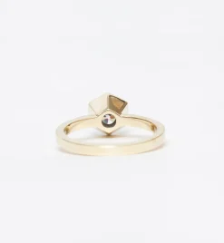Hexagon Solitaire Ring