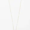 Horizontal Tiny Bars Station Necklace