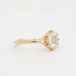 Icy Rose-Cut Diamond Ring