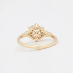 Icy Rose-Cut Diamond Ring