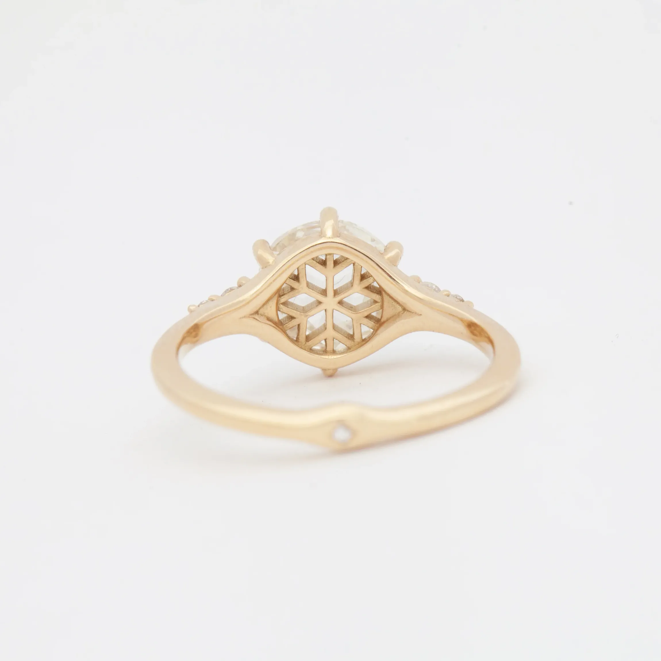 Icy Rose-Cut Diamond Ring
