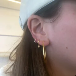 Infinity Charm Hoops