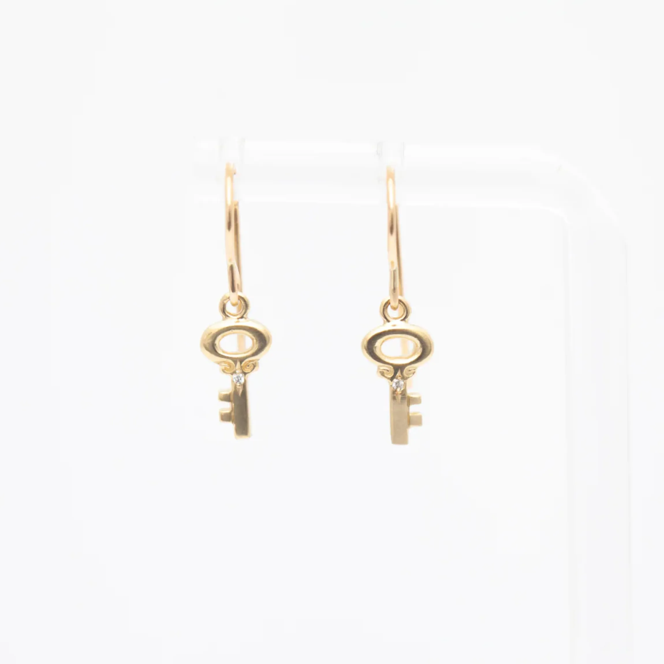 Key Charm Earrings