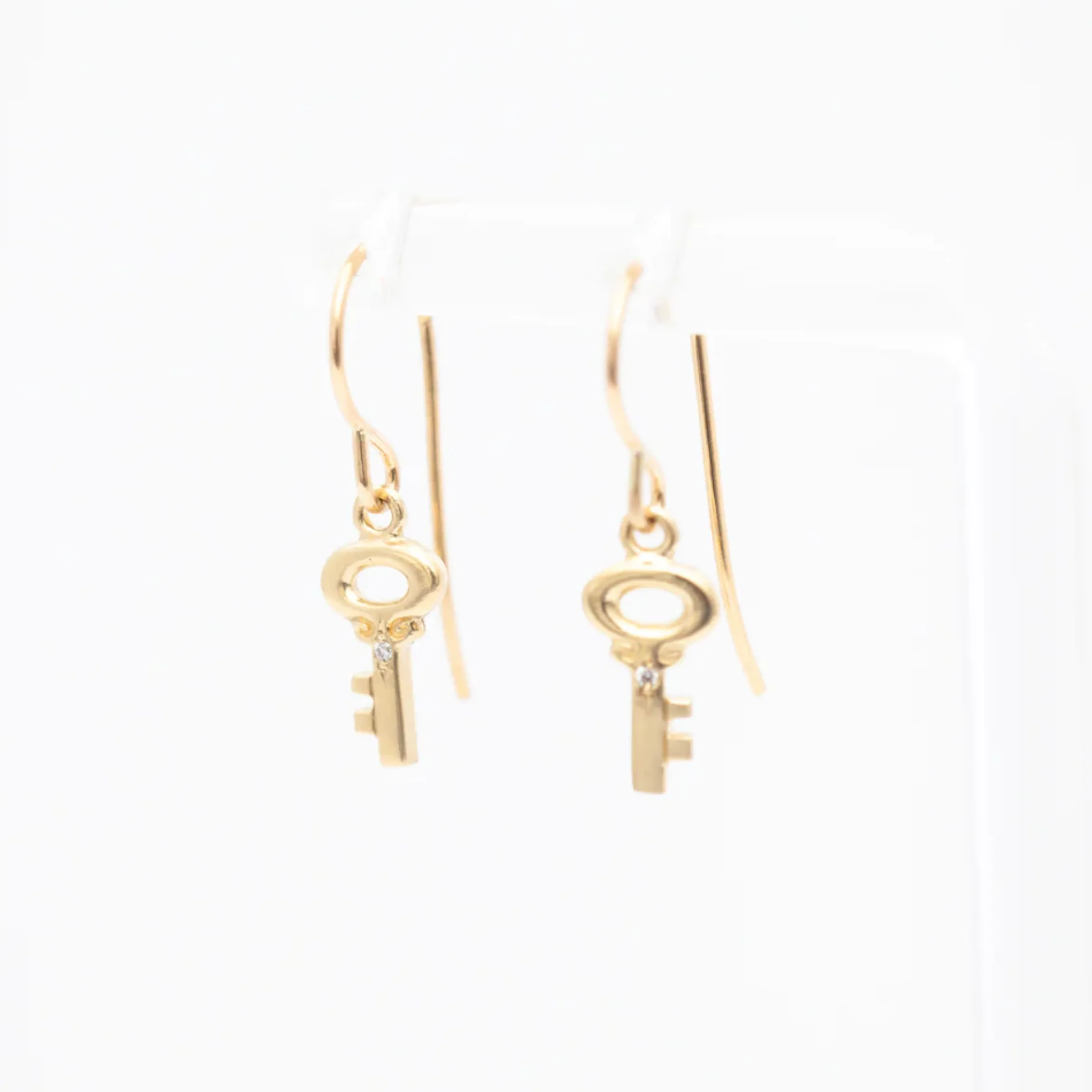 Key Charm Earrings