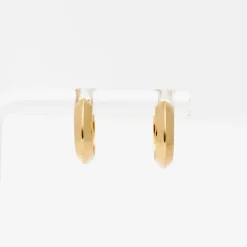 Knife Edge Hinged Huggie Hoops