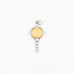 Large Harlow Two-Tone Key Charm