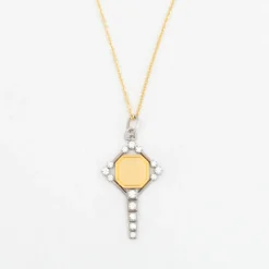 Large Harlow Two-Tone Key Charm