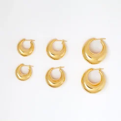 Large 30mm Bubble Hoops